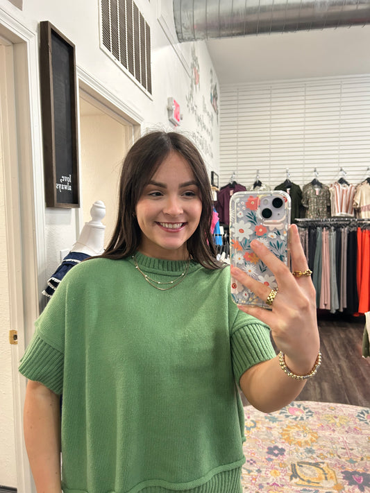 Main & Moss Green Sweater