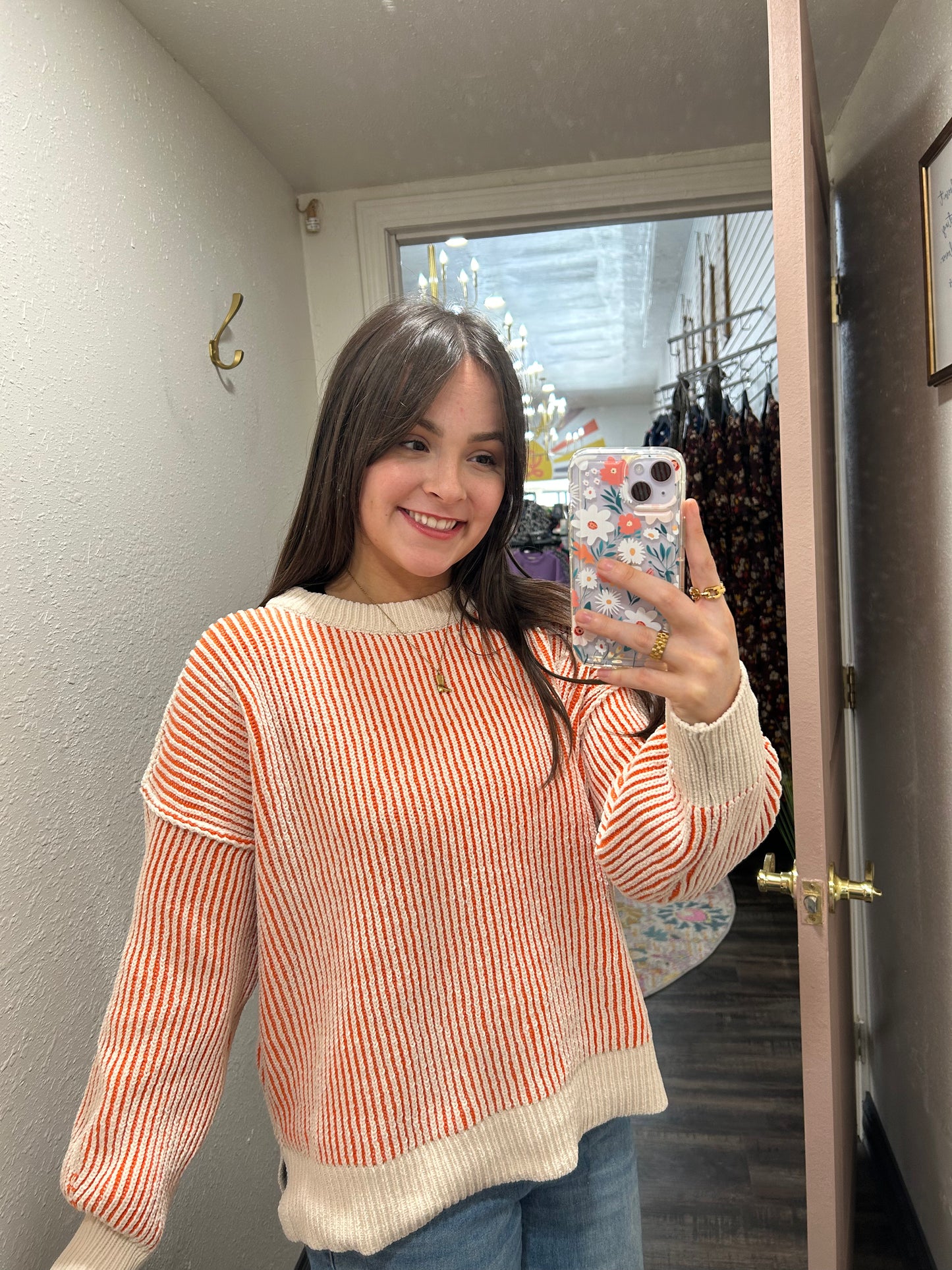 Orange Soft Sweater (117)