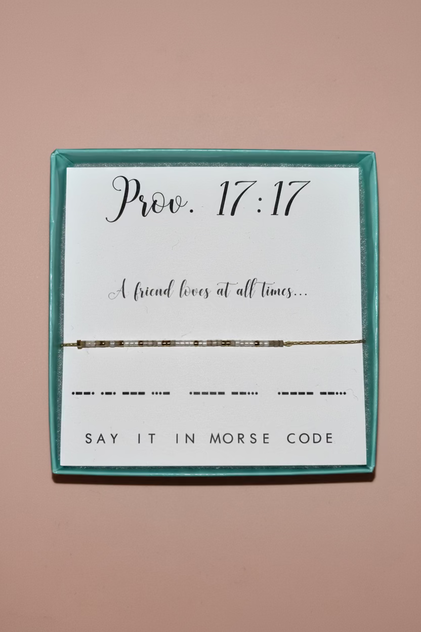 Prov. 17:17 Dot & Dash Bracelet