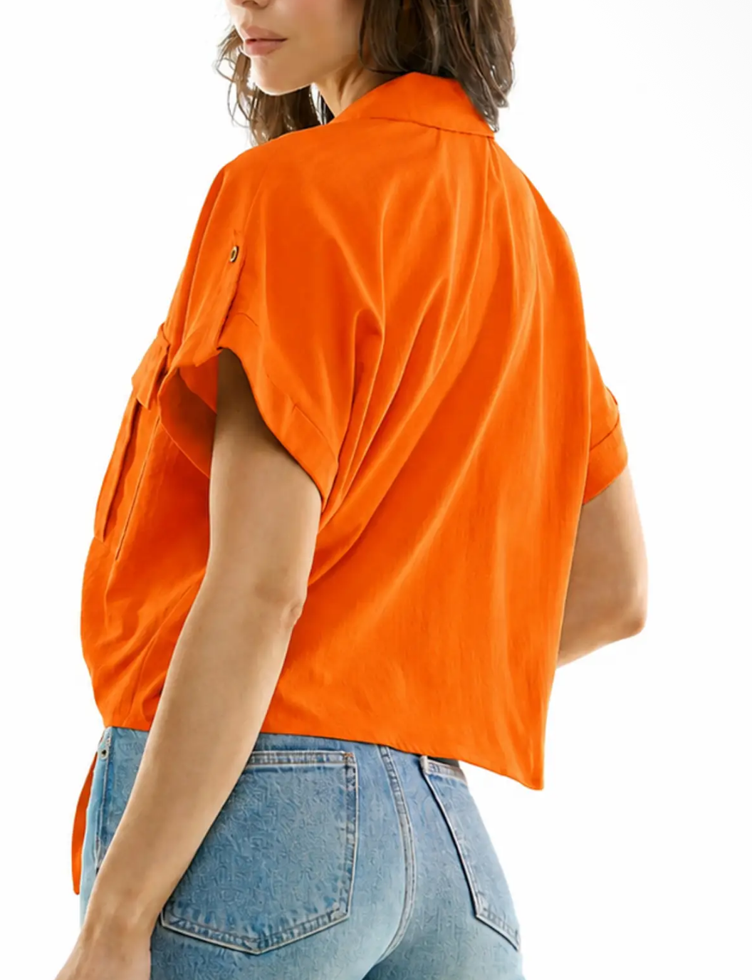The Orange Rush Blouse (117)