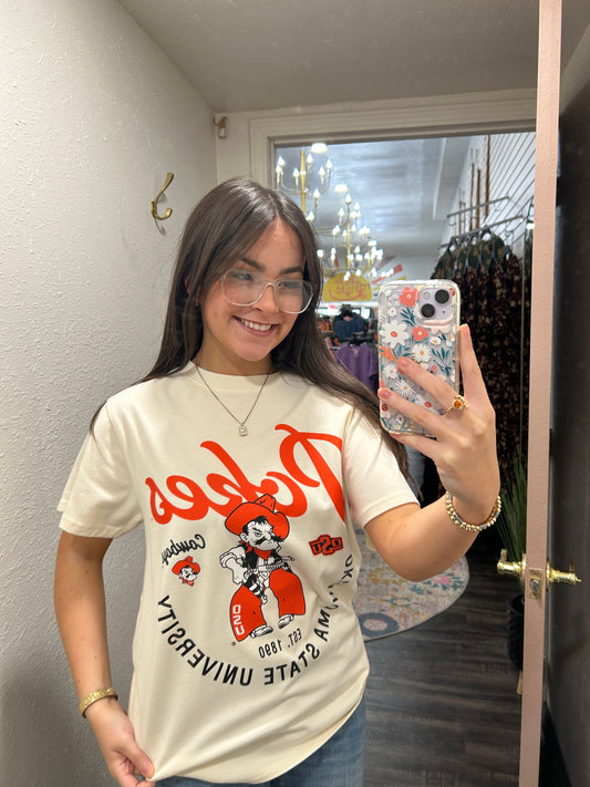 Pokes Ivory Short Tee