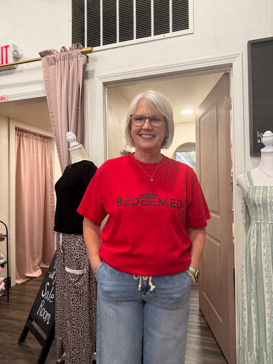 Redeemed Red T-shirt (117)