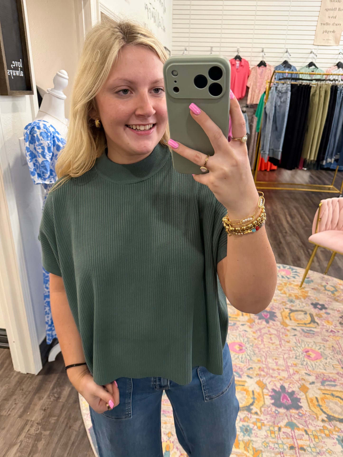 Easy Days Jade Top