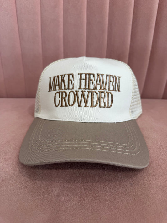 Make Heaven Crowded Mocha Hat
