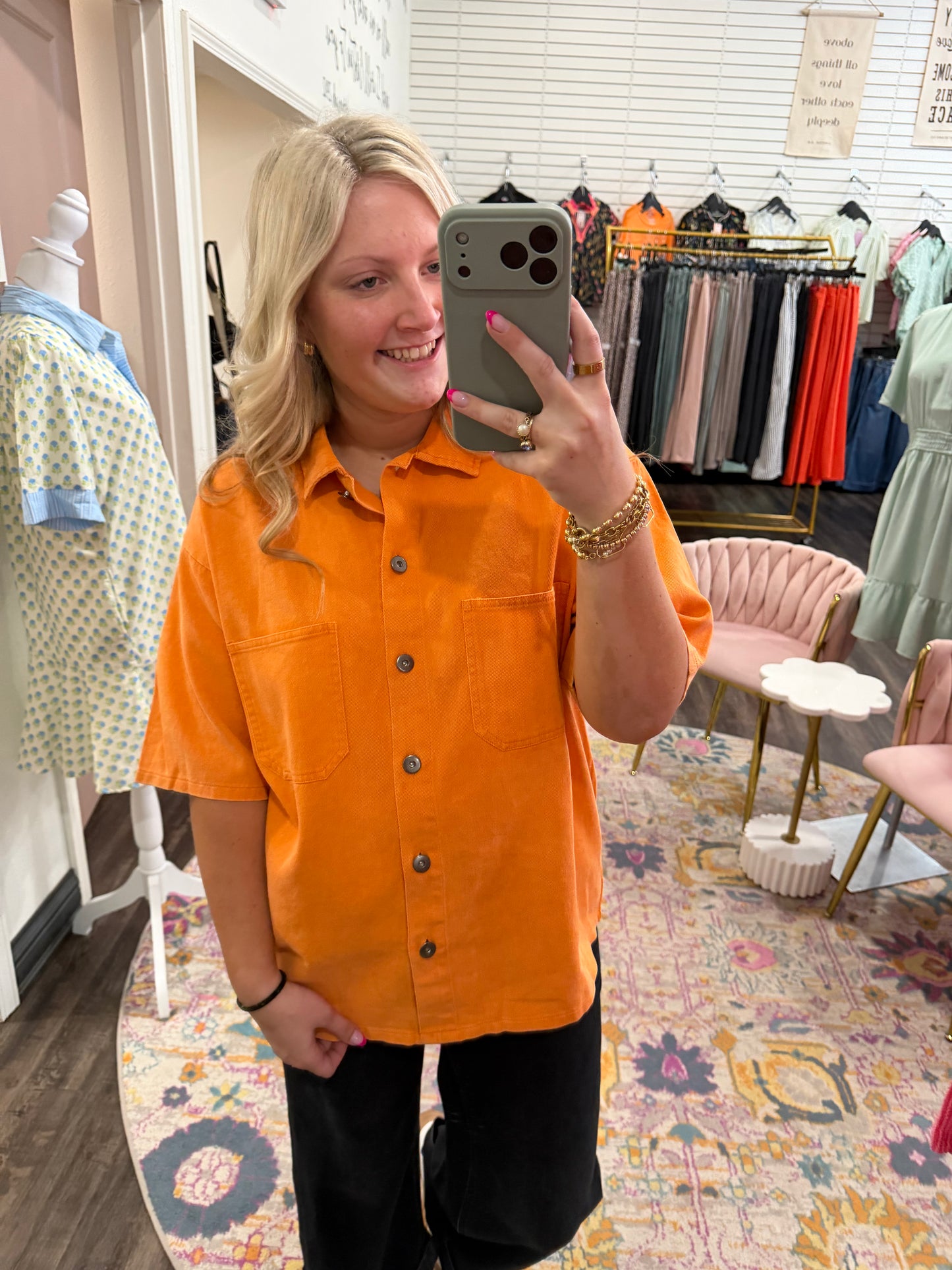 Golden Hour Oversized Shirt