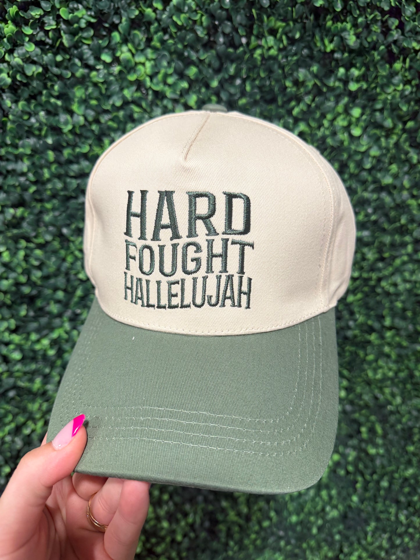 Hard Fought Hallelujah Hat - Forest