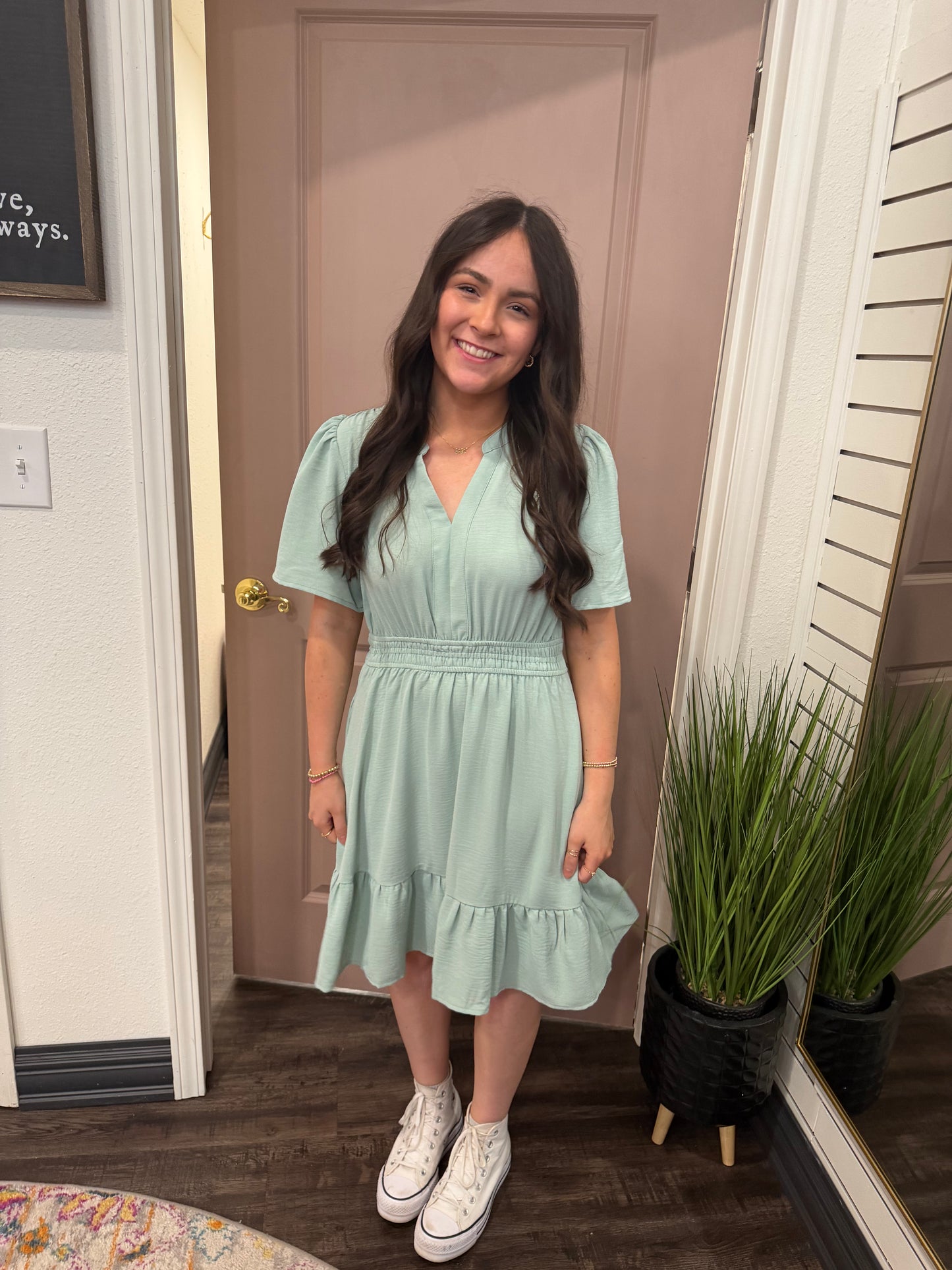 Sage Simple Blessings Dress