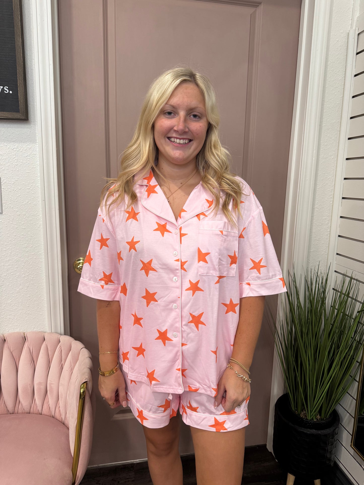 Sunset Stars PJ Set (117)