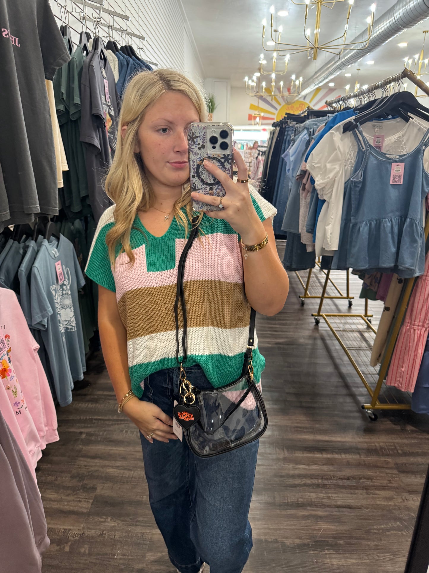 OSU Cowboys Clear Clara Purse (117)