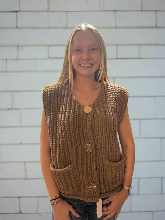 Mocha Maze Sweater