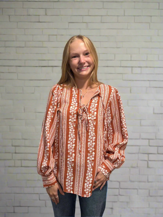 Rust Garden Blouse