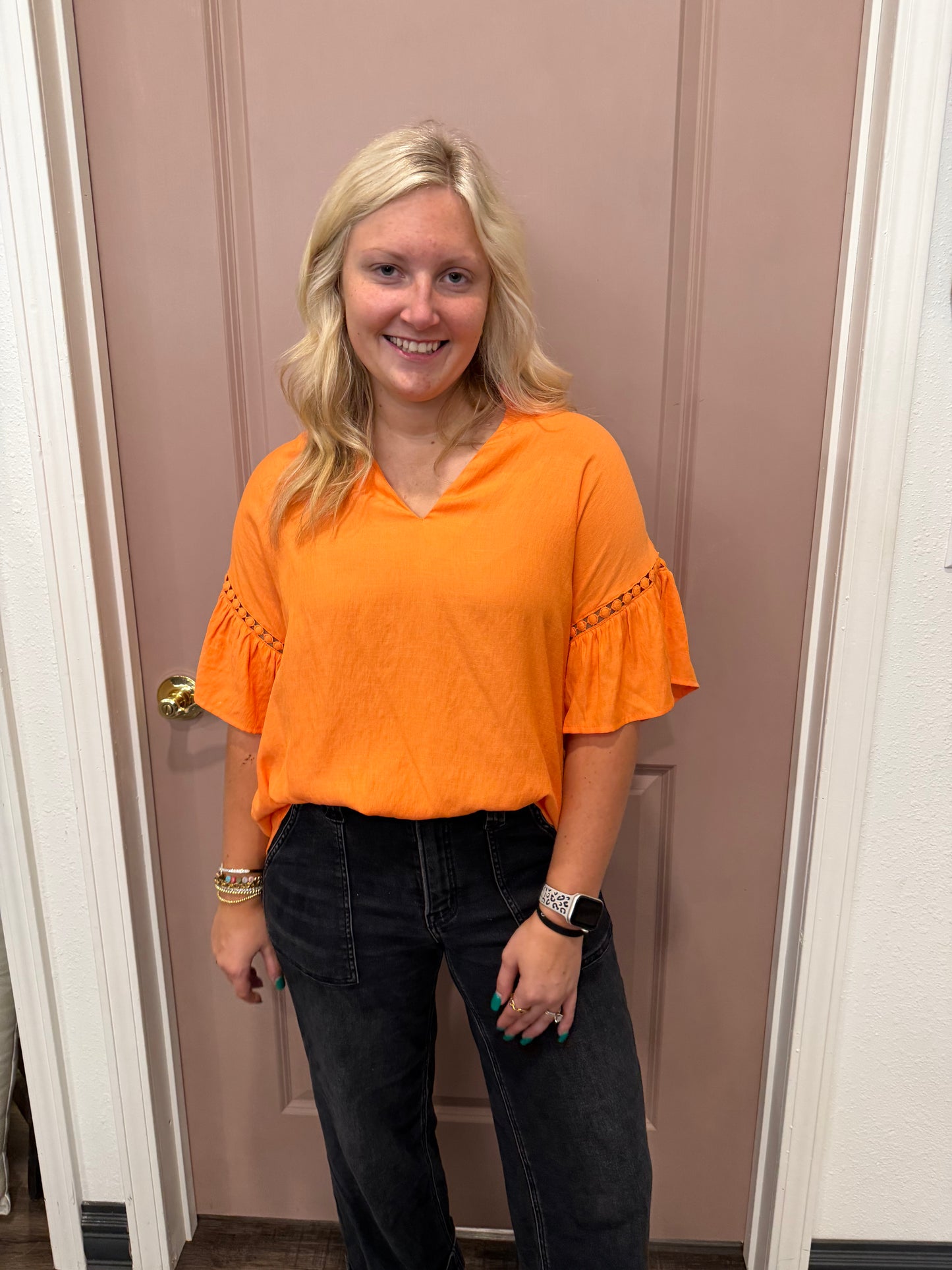 Orange Radiant Joy Blouse