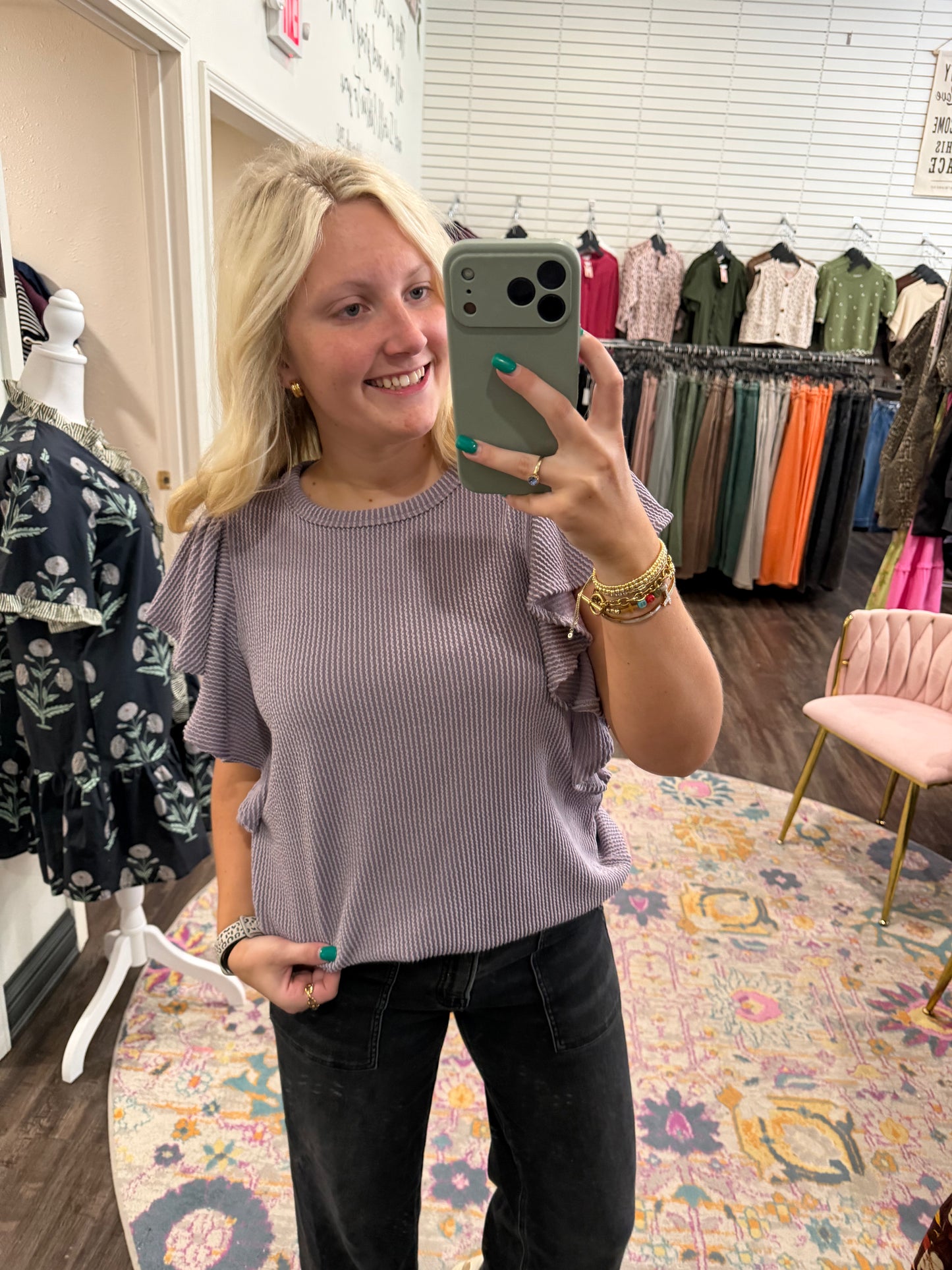 Lavender Faith Top (117)
