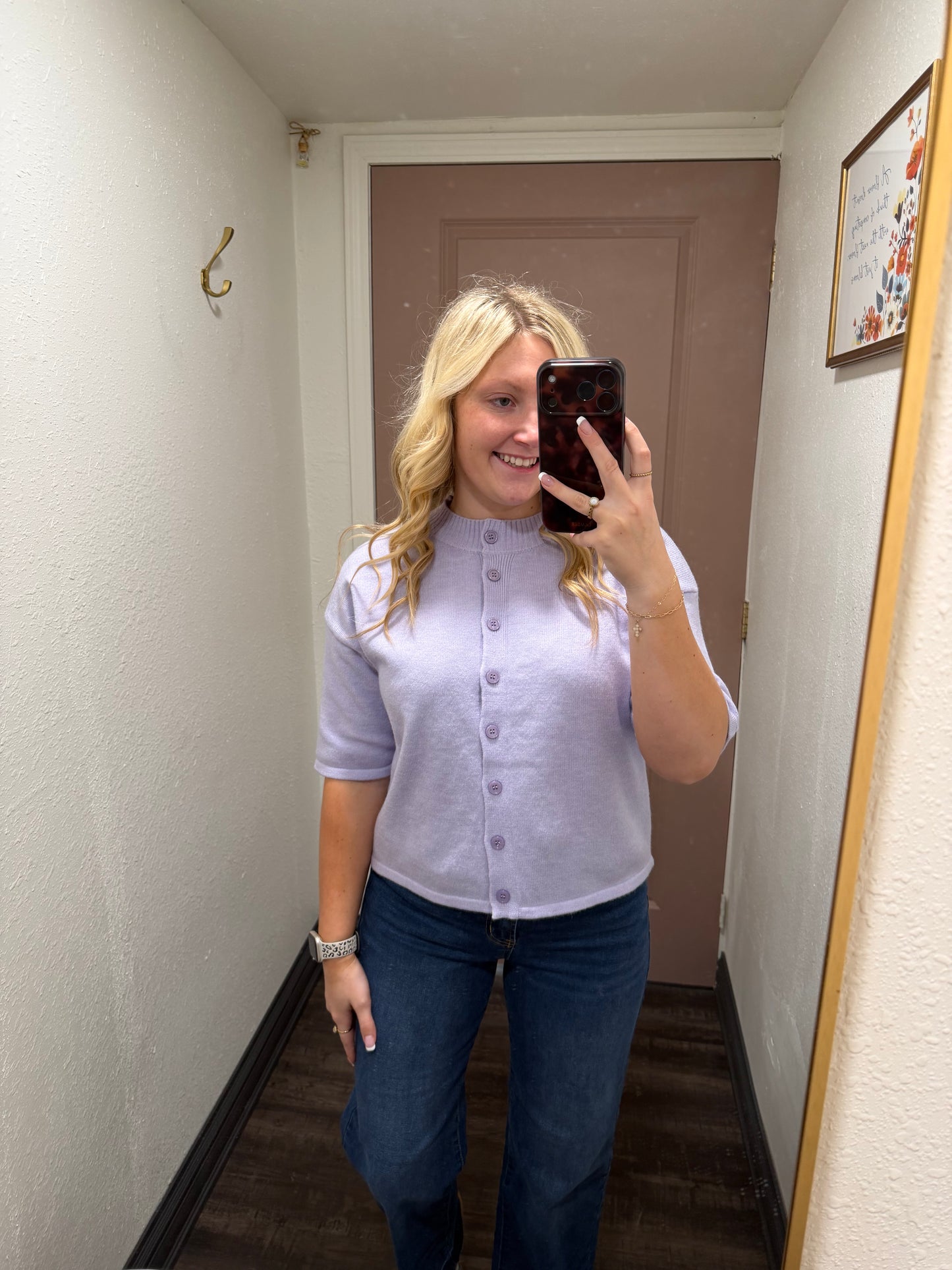 Lavender Lush Knit Sweater (117)