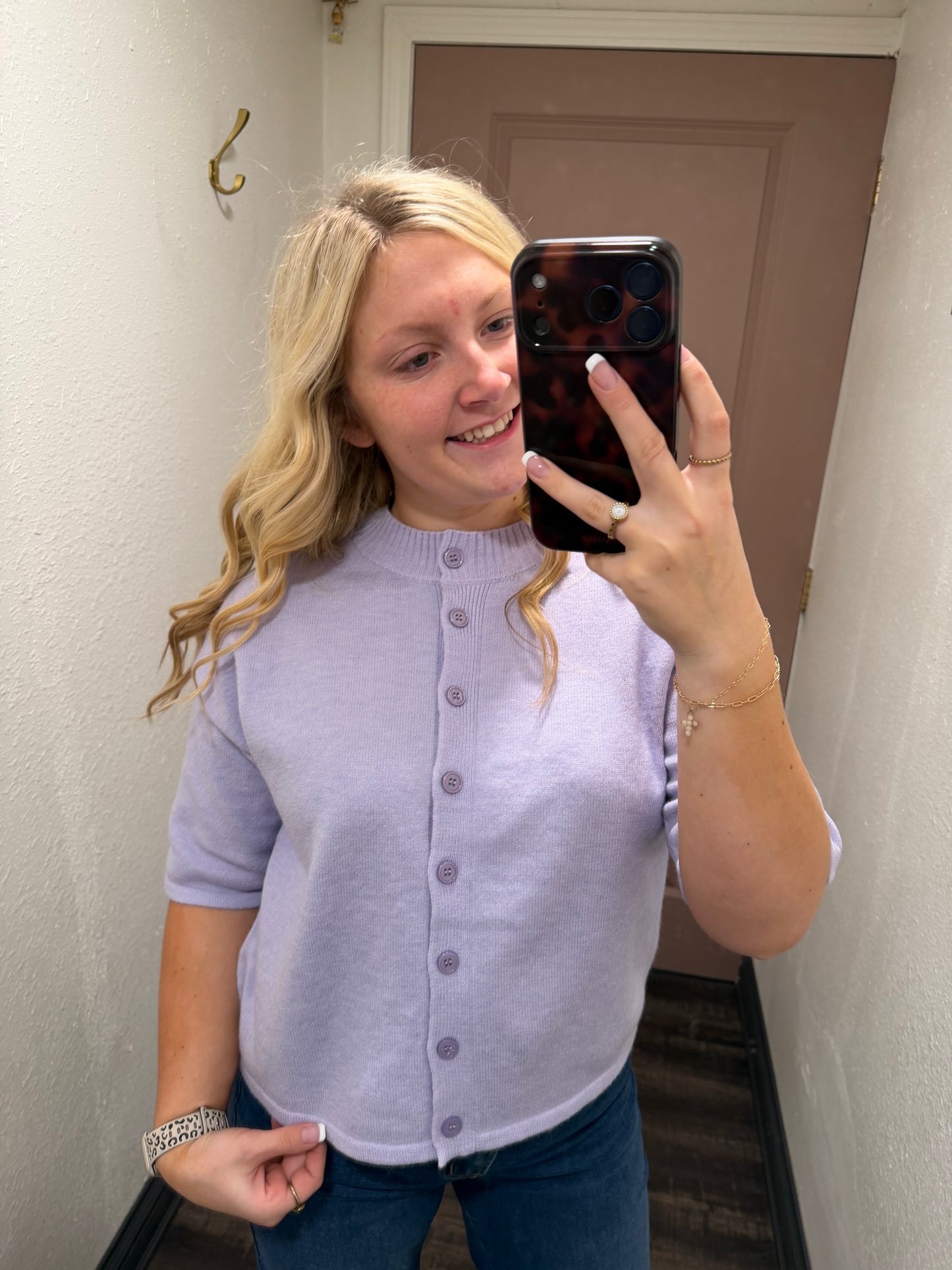 Lavender Lush Knit Sweater (117)