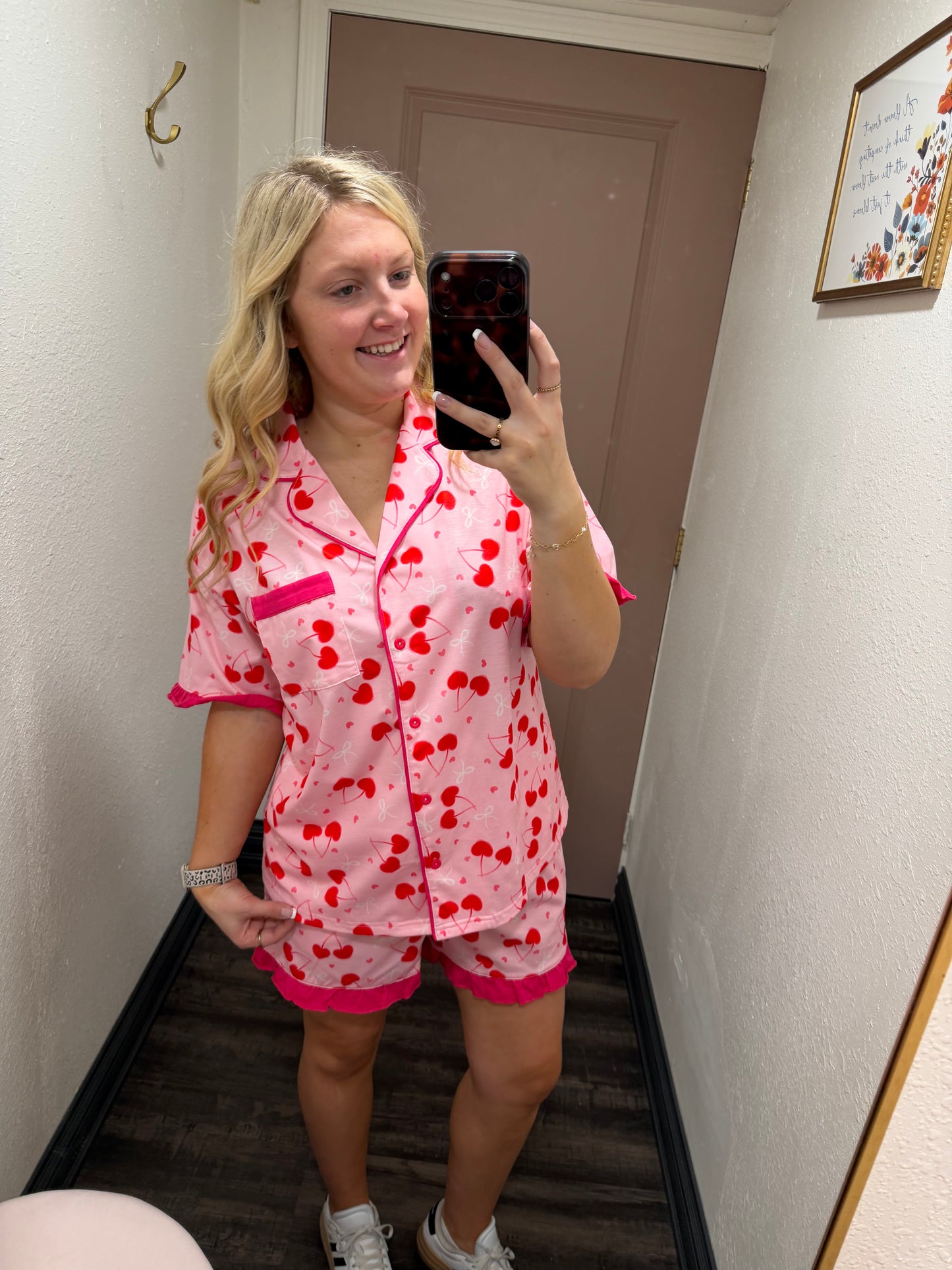 Rose Cherry PJ Set (117)