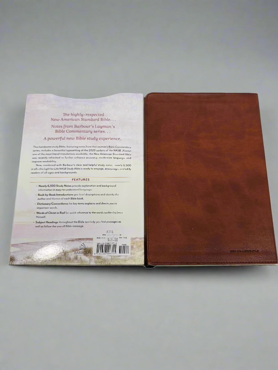 Light Of Life NASB Study Bible Brown