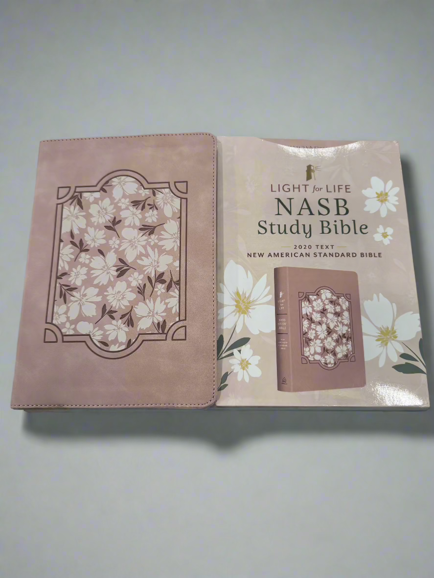 Light Of Life NASB Study Bible Pink