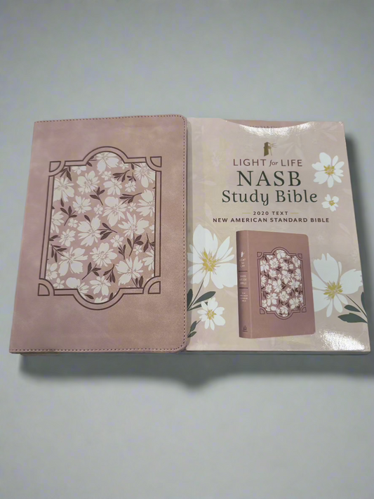 Light Of Life NASB Study Bible Pink