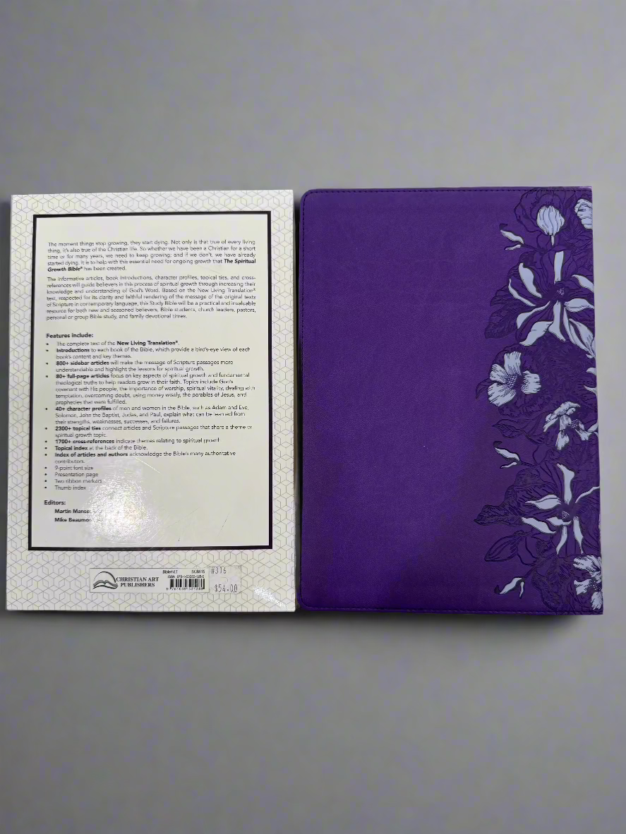 The Spiritual Growth Purple Bible