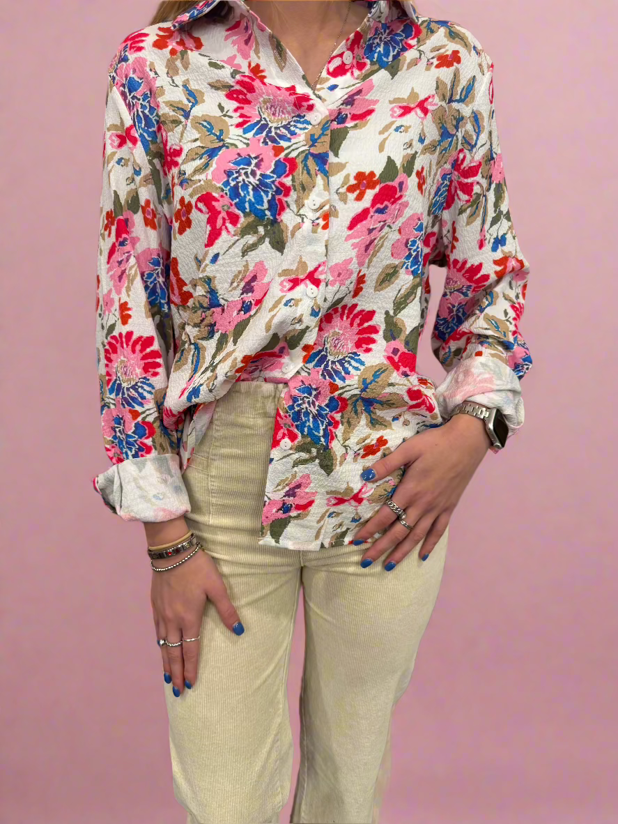 Radiant Love Button Up