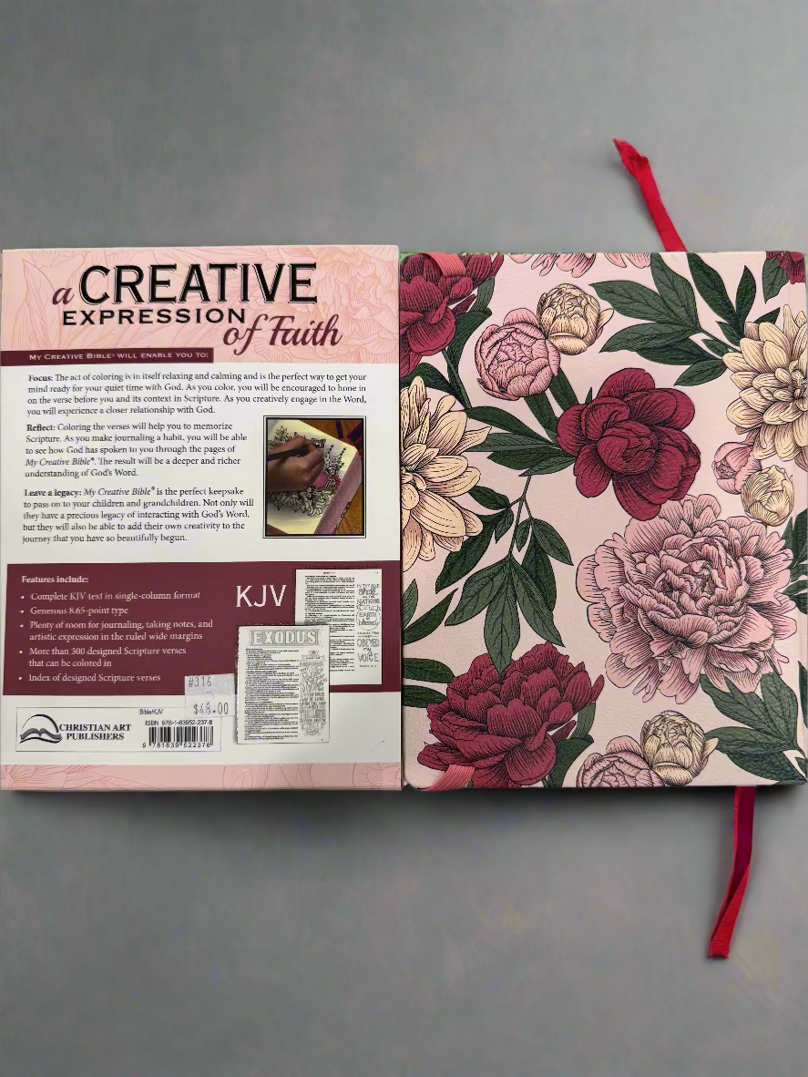 KJV My Creative Bible Pink Floral