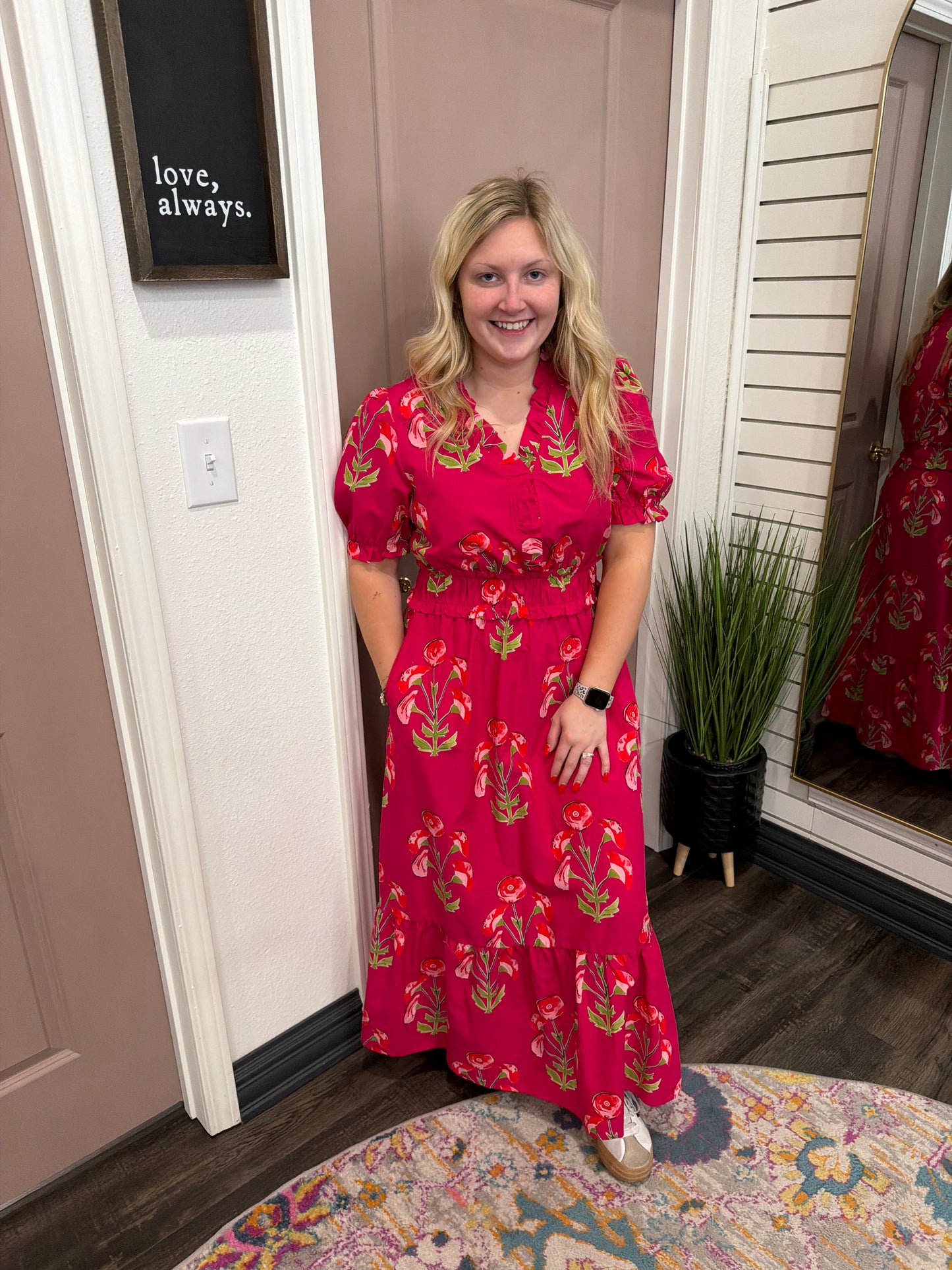 Joyful Bloom Maxi Dress (117)