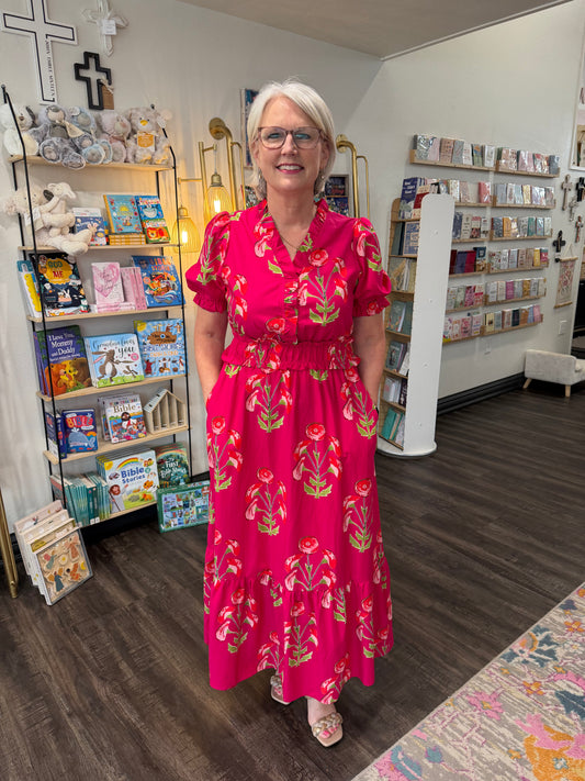 Joyful Bloom Maxi Dress (117)