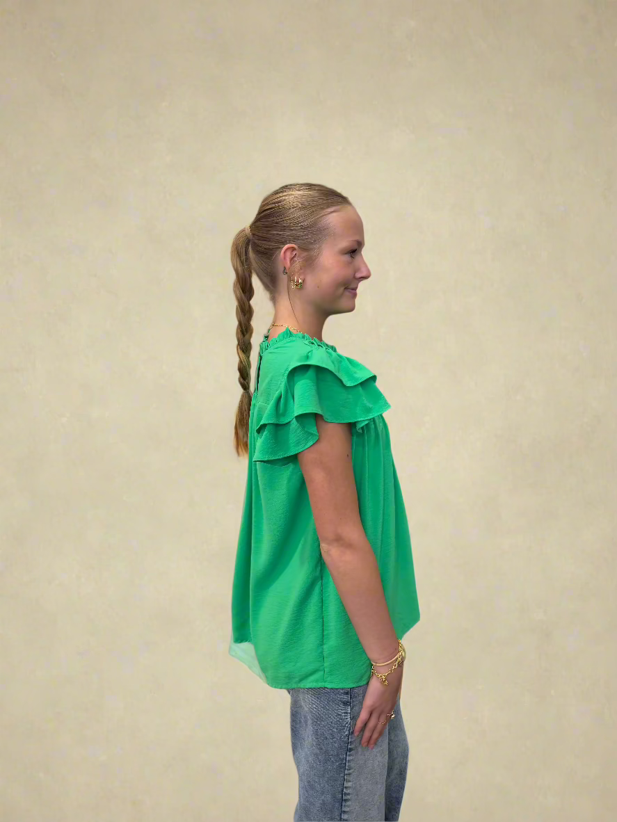 Everyday Basic Green Blouse