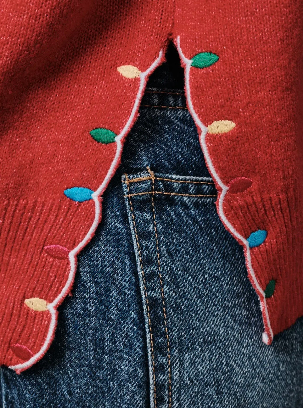 Peace & Joy Mock Neck