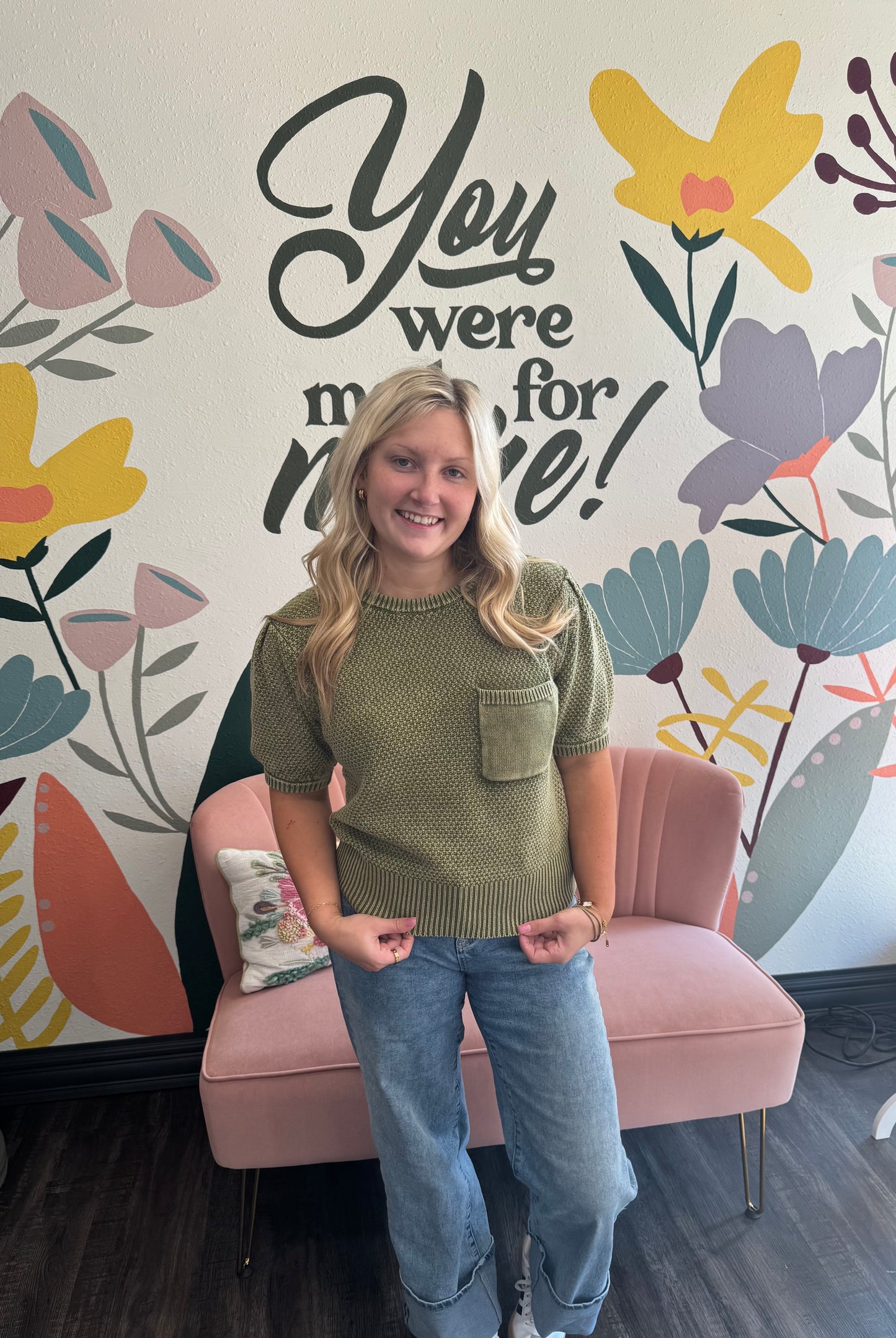 Olive Charm Sweater (117)