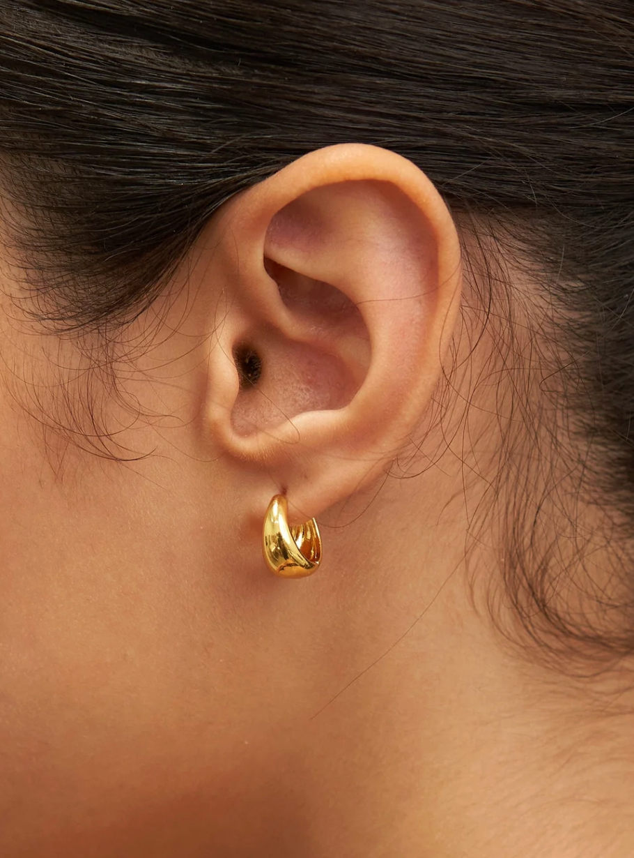 13mm Gold Hoops