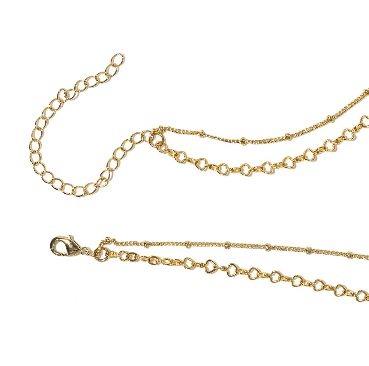 Gold Satellite Layered Necklace