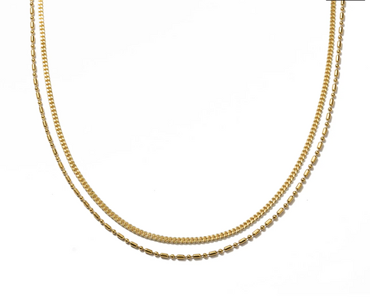 Double Barrel Necklace