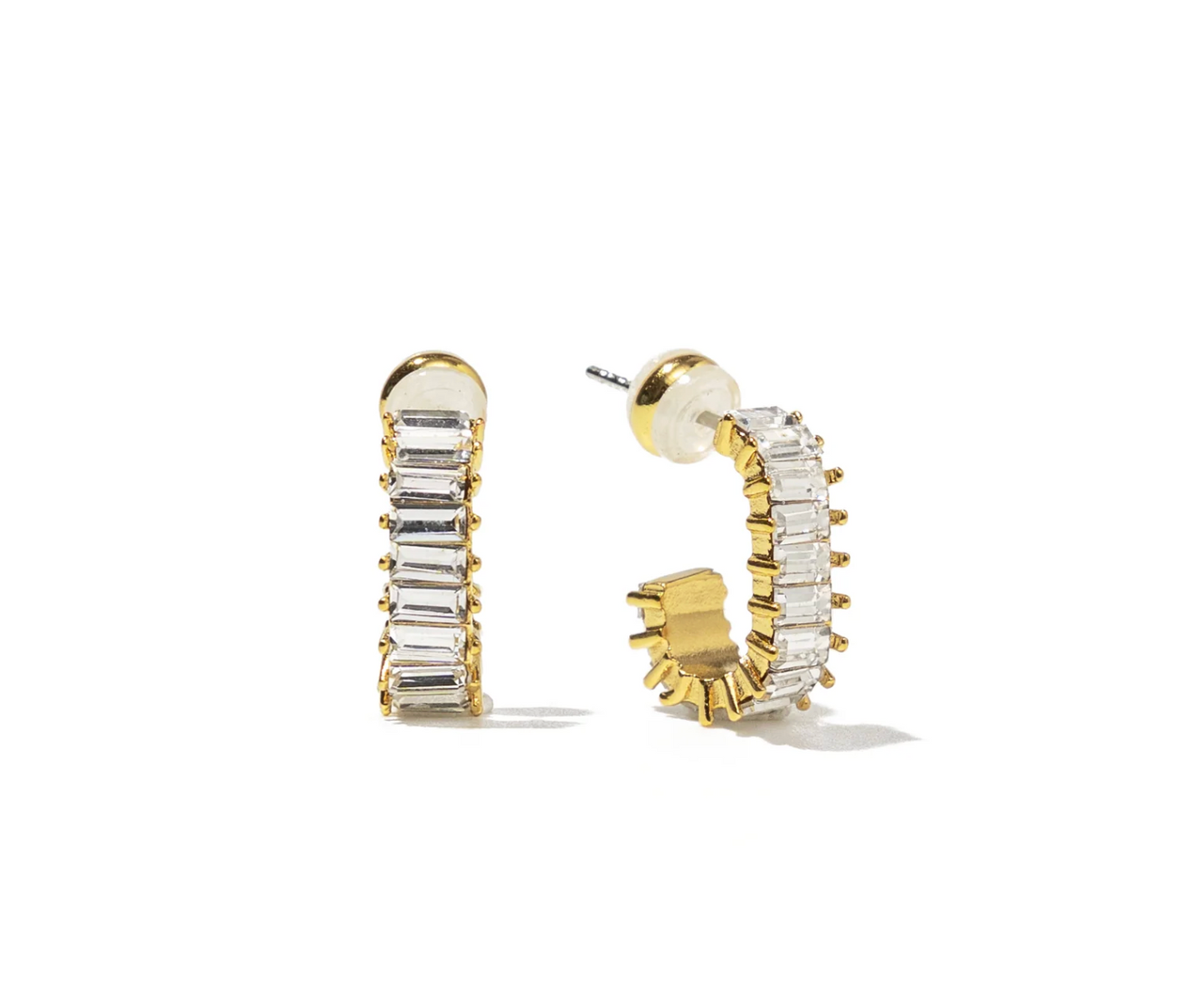 Squared Diamond Hoops