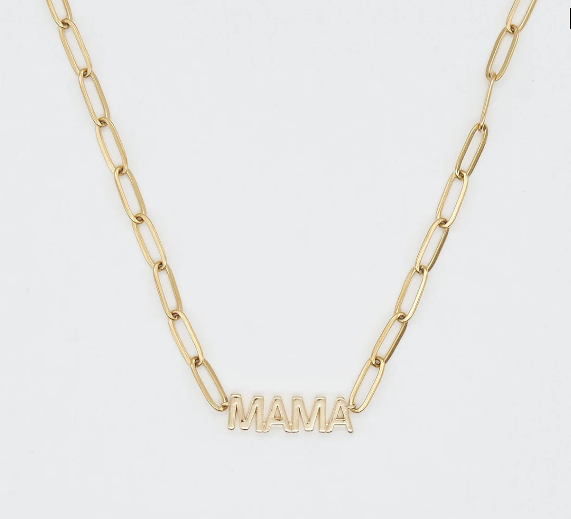 MAMA Gold Necklace (117)