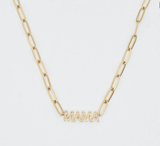 MAMA Gold Necklace (117)