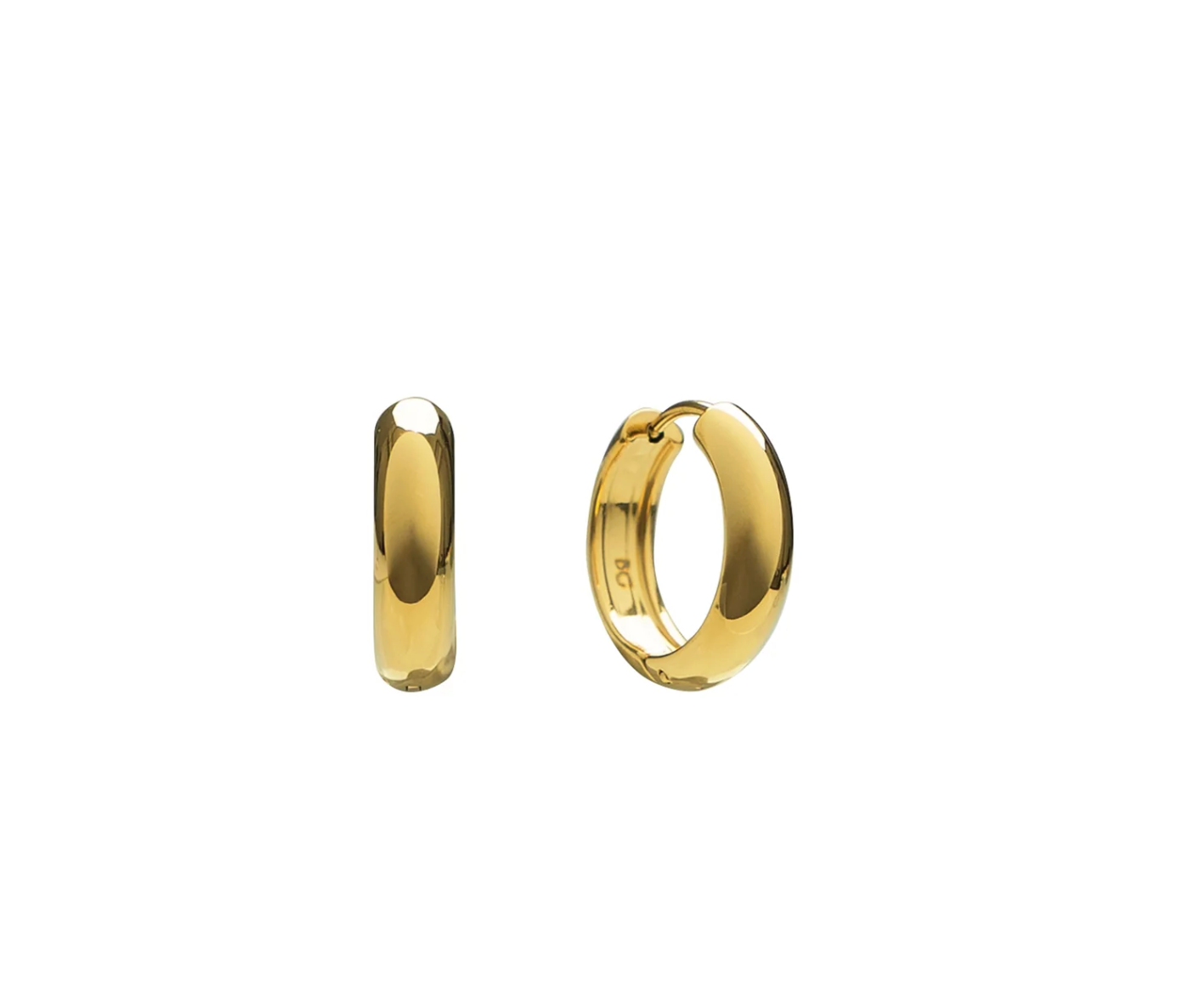 Everyday Gold Hoops 19mm