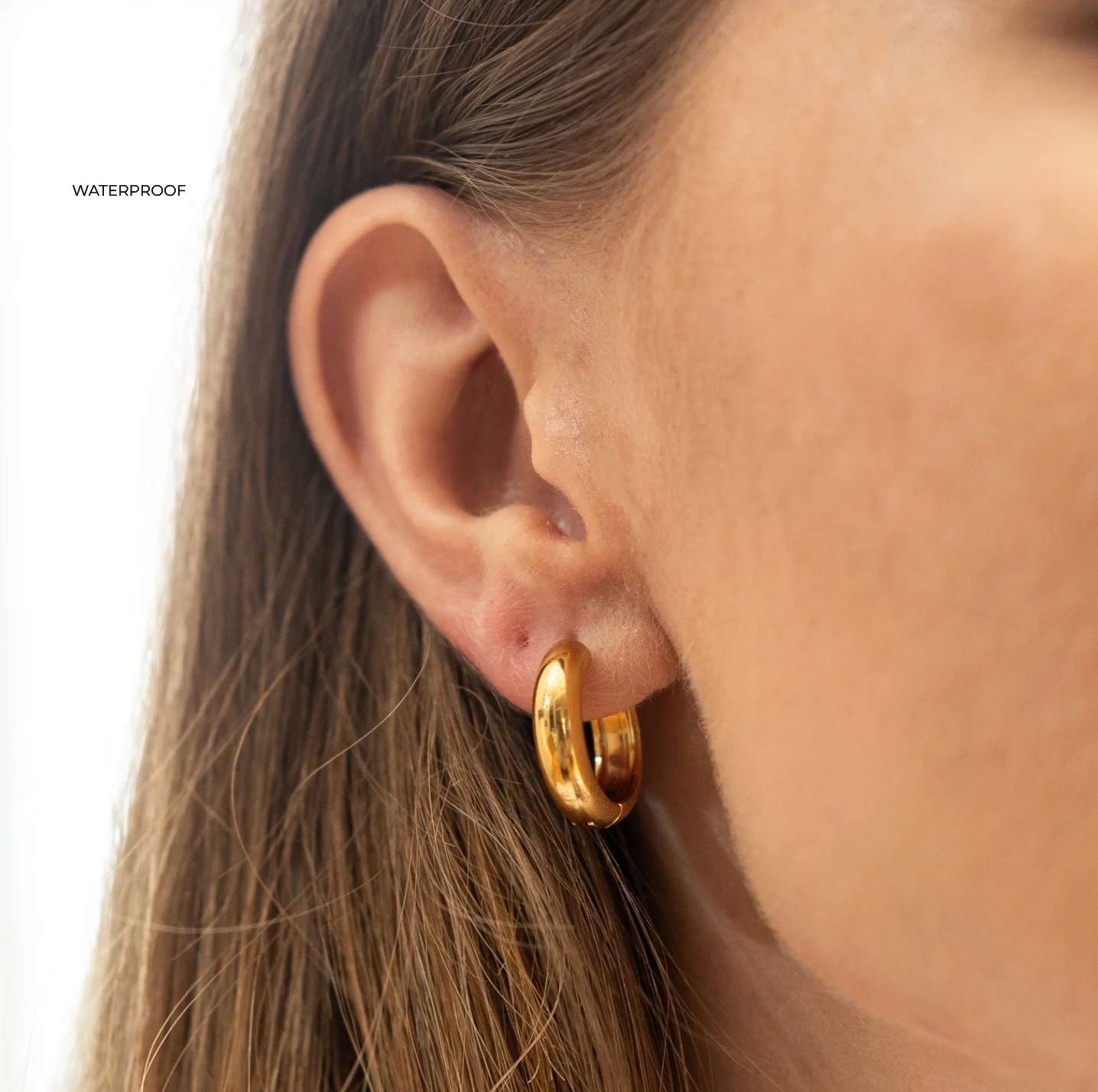 Everyday Gold Hoops 19mm