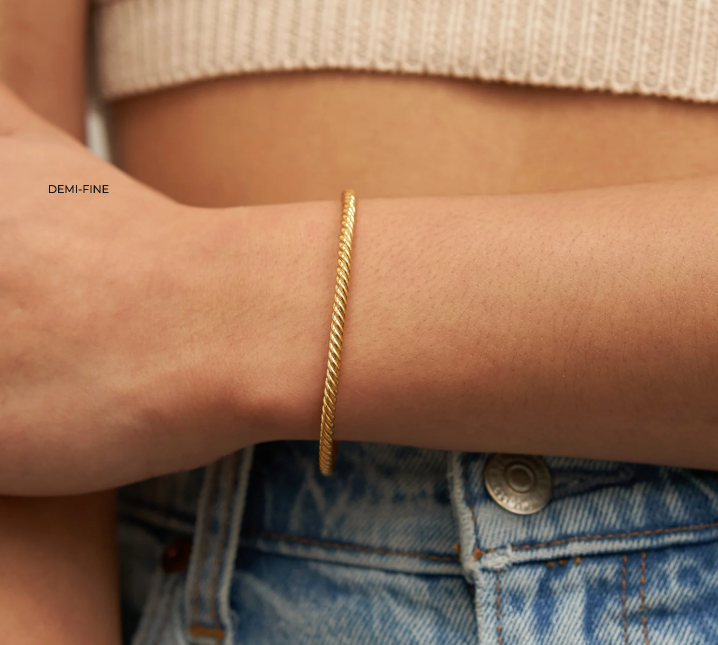 Twisted Mini Bangle