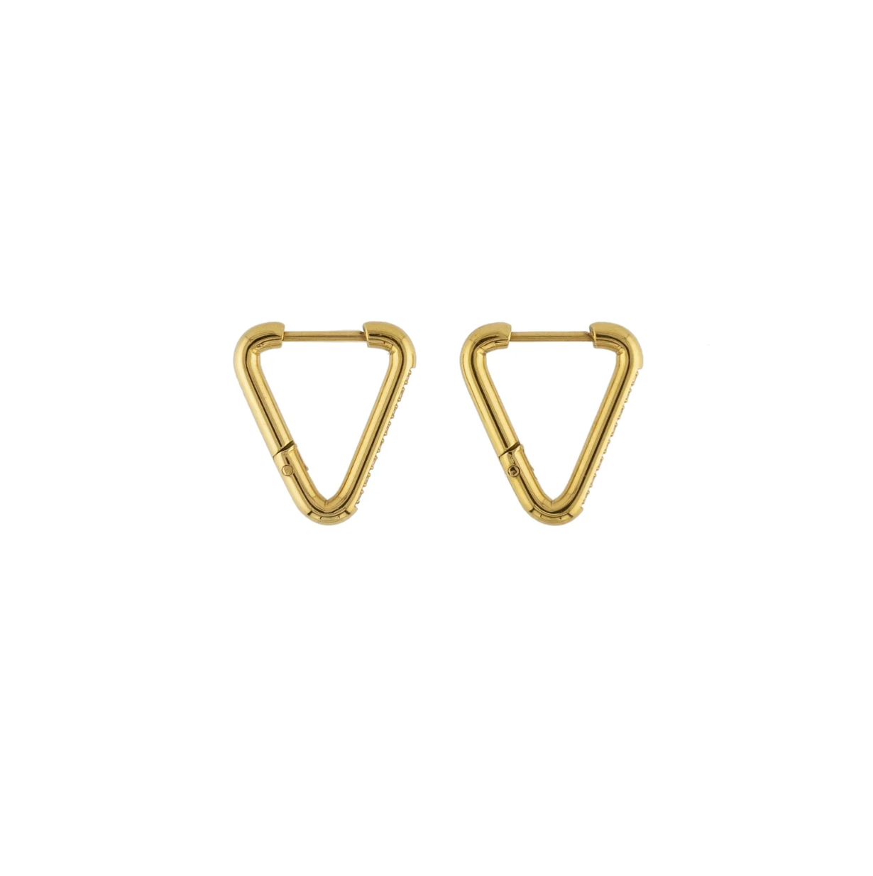Diamond Triangle Earrings